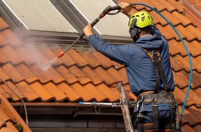 Démoussage et hydrofuge de toiture à Dampleux